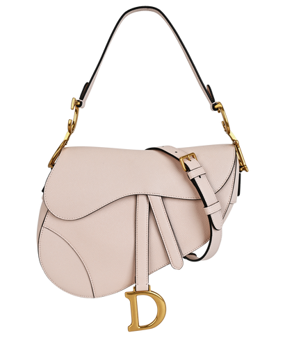 Saddle Bag, £2,100, Handbags, Pink, Leather, Front view